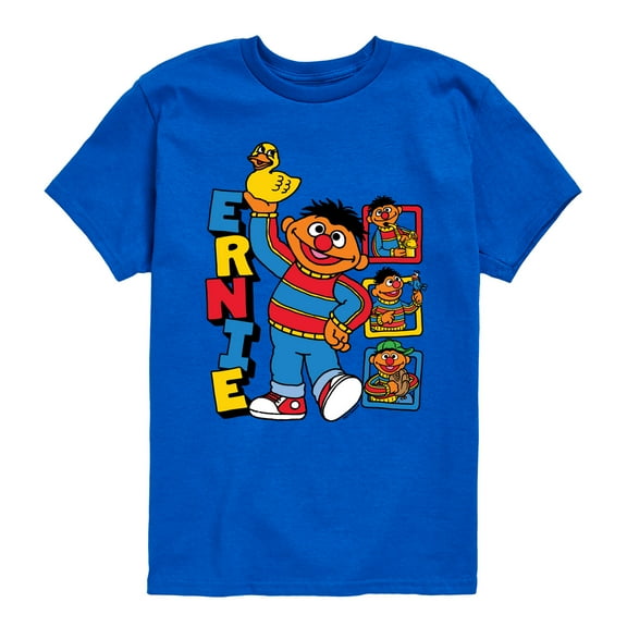 Sesame Street - Ernie - Toddler and Youth Short Sleeve Graphic T-Shirt