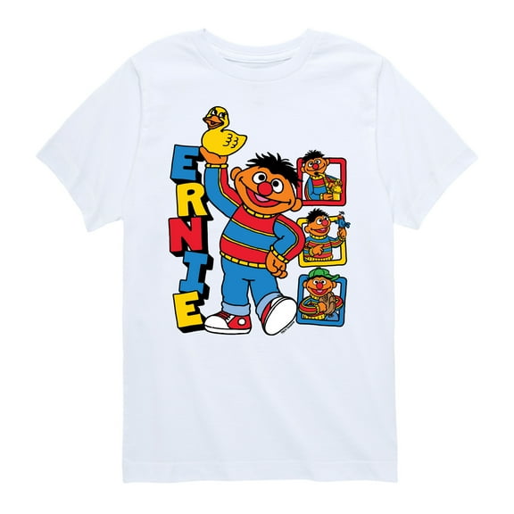 Sesame Street - Ernie - Toddler and Youth Short Sleeve Graphic T-Shirt