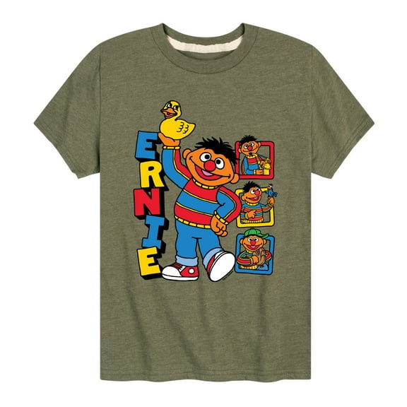 Sesame Street - Ernie - Toddler and Youth Short Sleeve Graphic T-Shirt