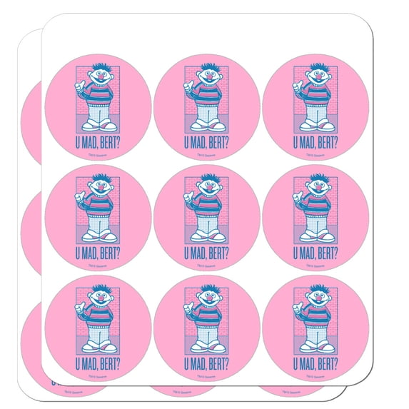 Sesame Street Ernie U Mad, Bert? Planner Calendar Scrapbooking Crafting Stickers