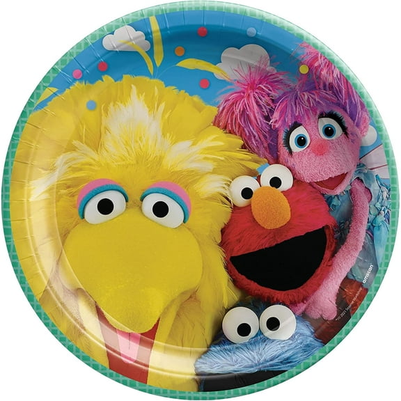 Sesame Street 'Everyday' Large Paper Plates (8ct)