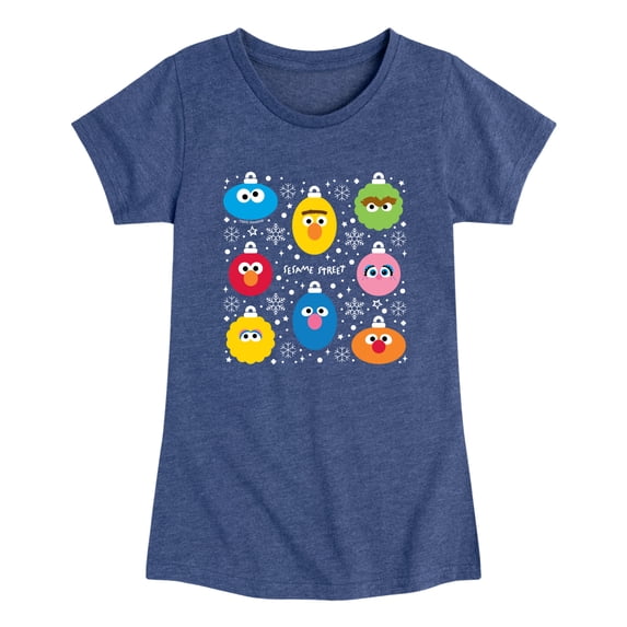 Sesame Street - Face Ornaments Toddler Girls' Toddler Short Sleeve Graphic T-Shirt