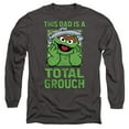 thumbnail image 1 of Sesame Street Father's Day Total Grouch Dad Unisex Adult Long-Sleeve T Shirt, Charcoal, X-Large, 1 of 4
