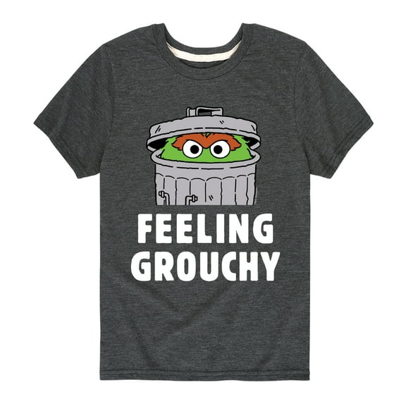 Sesame Street - Feeling Grouchy - Toddler and Youth Short Sleeve Graphic T-Shirt