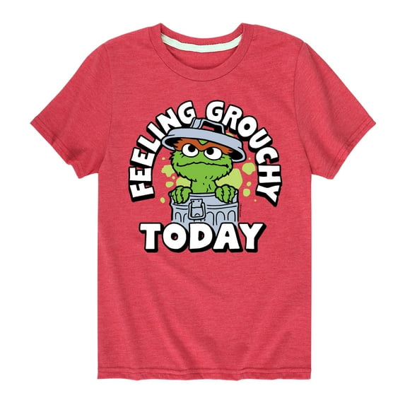 Sesame Street - Feeling Grouchy - Toddler and Youth Short Sleeve Graphic T-Shirt