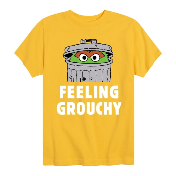 Sesame Street - Feeling Grouchy - Toddler and Youth Short Sleeve Graphic T-Shirt