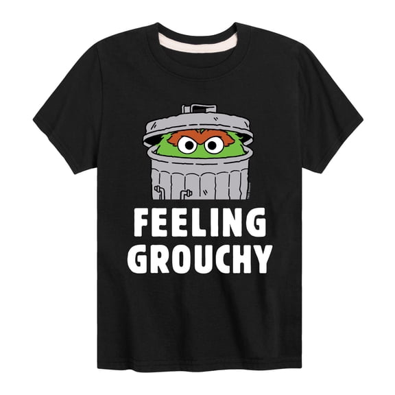 Sesame Street - Feeling Grouchy - Toddler and Youth Short Sleeve Graphic T-Shirt