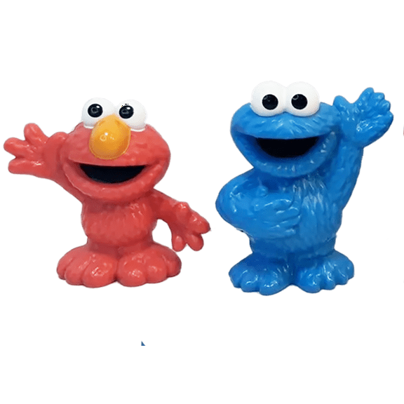 Sesame Street Figurines Elmo & Cookie Monster 2-Pack