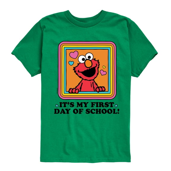 Sesame Street - First Day Of School - Toddler and Youth Short Sleeve Graphic T-Shirt