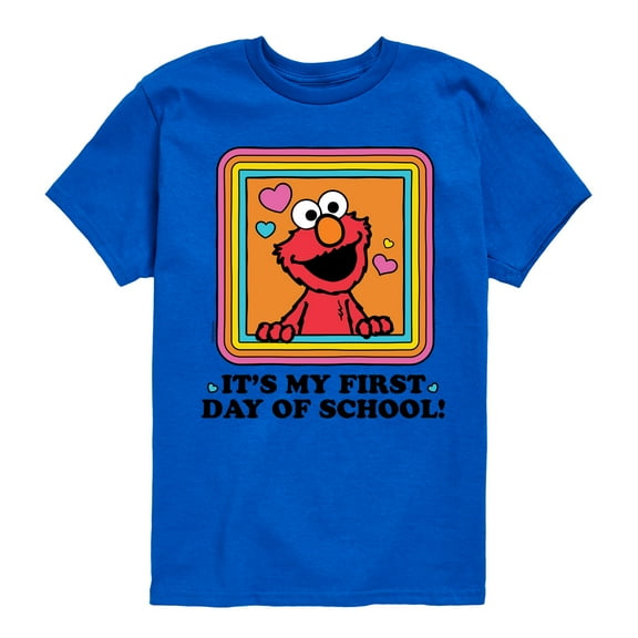 Sesame Street - First Day Of School - Toddler and Youth Short Sleeve Graphic T-Shirt