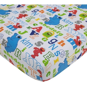 Sesame Street 2-Piece Elmo & Friends Toddler Sheet and Pillowcase Set ...