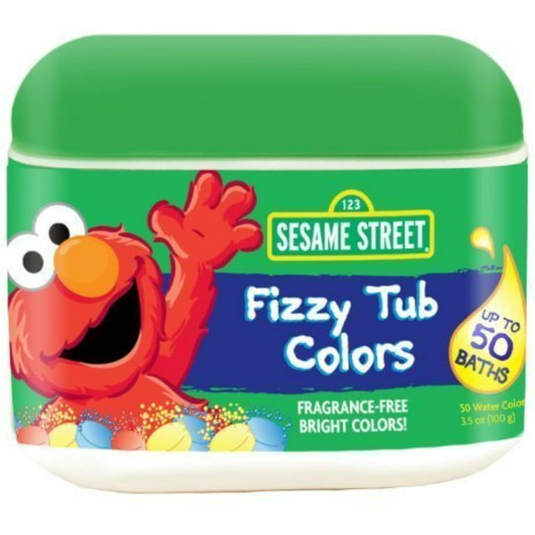 Sesame Street - Sesame Street Tub Colors, Fizzy (6 count)