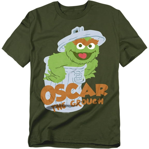 Sesame Street T-Shirt Flat Oscar Unisex Graphic Tee For Men & Women