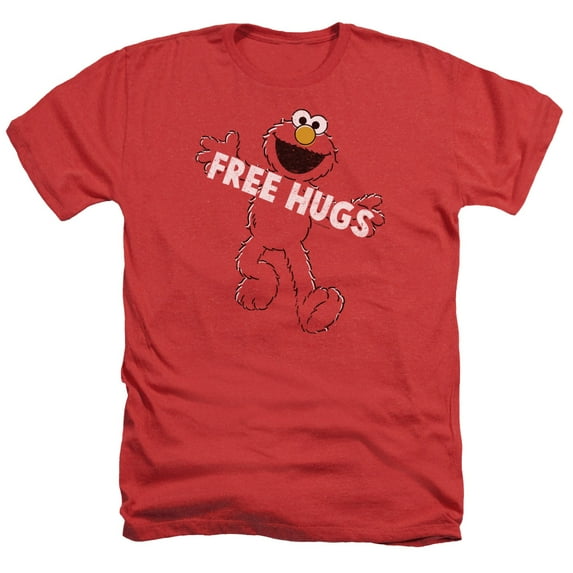 Sesame Street - Free Hugs - Heather Short Sleeve Shirt - X-Large