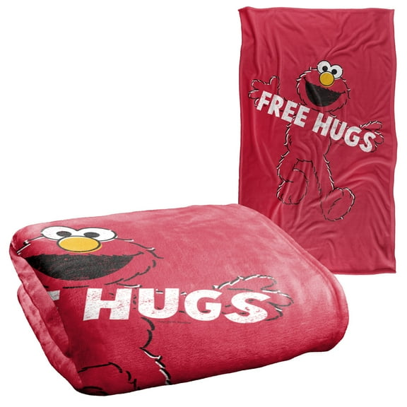 Sesame Street Free Hugs Officially Licensed Silky Touch Super Soft Throw Blanket 36" x 58"