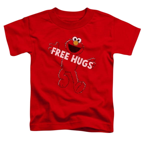Sesame Street - Free Hugs - Toddler Short Sleeve Shirt - 3T