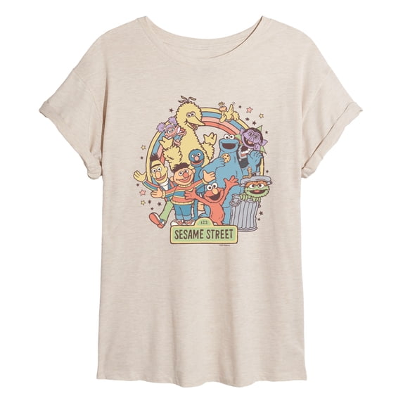Sesame Street - Friend Group Relaxed Fit T-Shirt