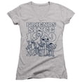 thumbnail image 1 of Sesame Street FriendS/Since Junior Women's T-Shirt V-Neck Athletic Heather, 1 of 1