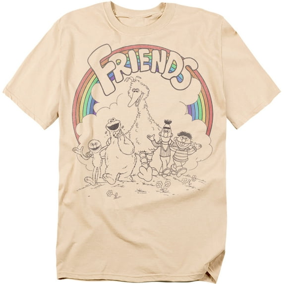 Sesame Street T-Shirt Friends Unisex Graphic Tee For Men & Women