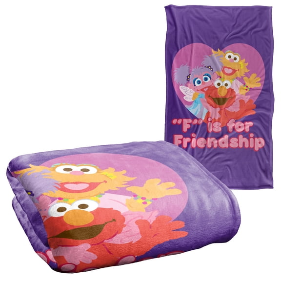 Sesame Street Friendship Officially Licensed Silky Touch Super Soft Throw Blanket 36" x 58"