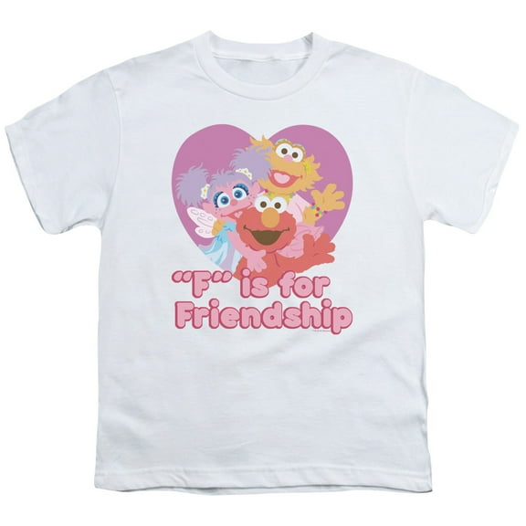 Sesame Street - Friendship - Youth Short Sleeve Shirt - Large