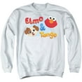 thumbnail image 1 of Sesame Street Furry Friends Forever Elmo & Tango Unisex Adult Crewneck Sweatshirt, Elmo & Tango, X-Large, 1 of 1