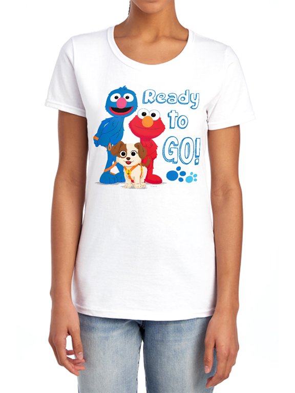 Furry Friends Forever Ready to Go Women's T Shirt, Ready to Go, Large