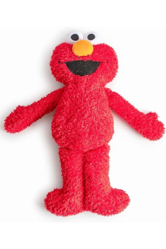 Fuzzy Elmo Plush Pillow Buddy - Kids Super Soft Stuffed Pillow
