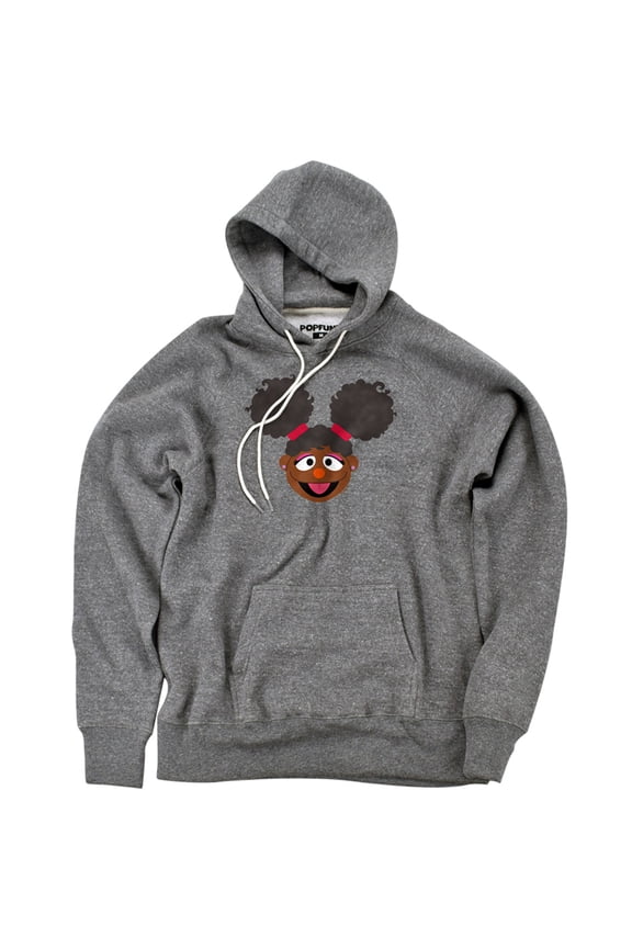 Gabrielle Face Unisex Adult Slim Fit Pull-Over Heather Hoodie, Athletic Heather, Small