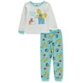 thumbnail image 1 of Sesame Street Girls' 2-Piece Pajamas Set - white/multi, 2t (Toddler), 1 of 3