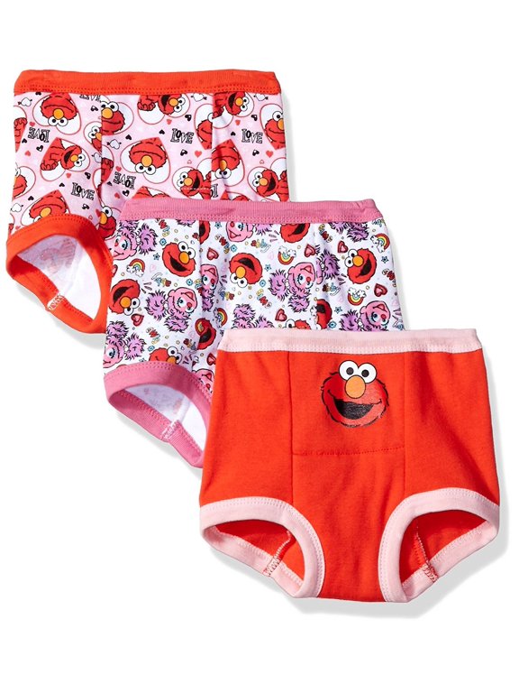 Girls' Elmo Girl 3 Pack Training Pant