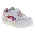 thumbnail image 1 of Sesame Street Girls' Elmo and Abby Cadabby Casual Sneakers. (Toddler/Little Kids)White/Pink, Size: 7, 1 of 6