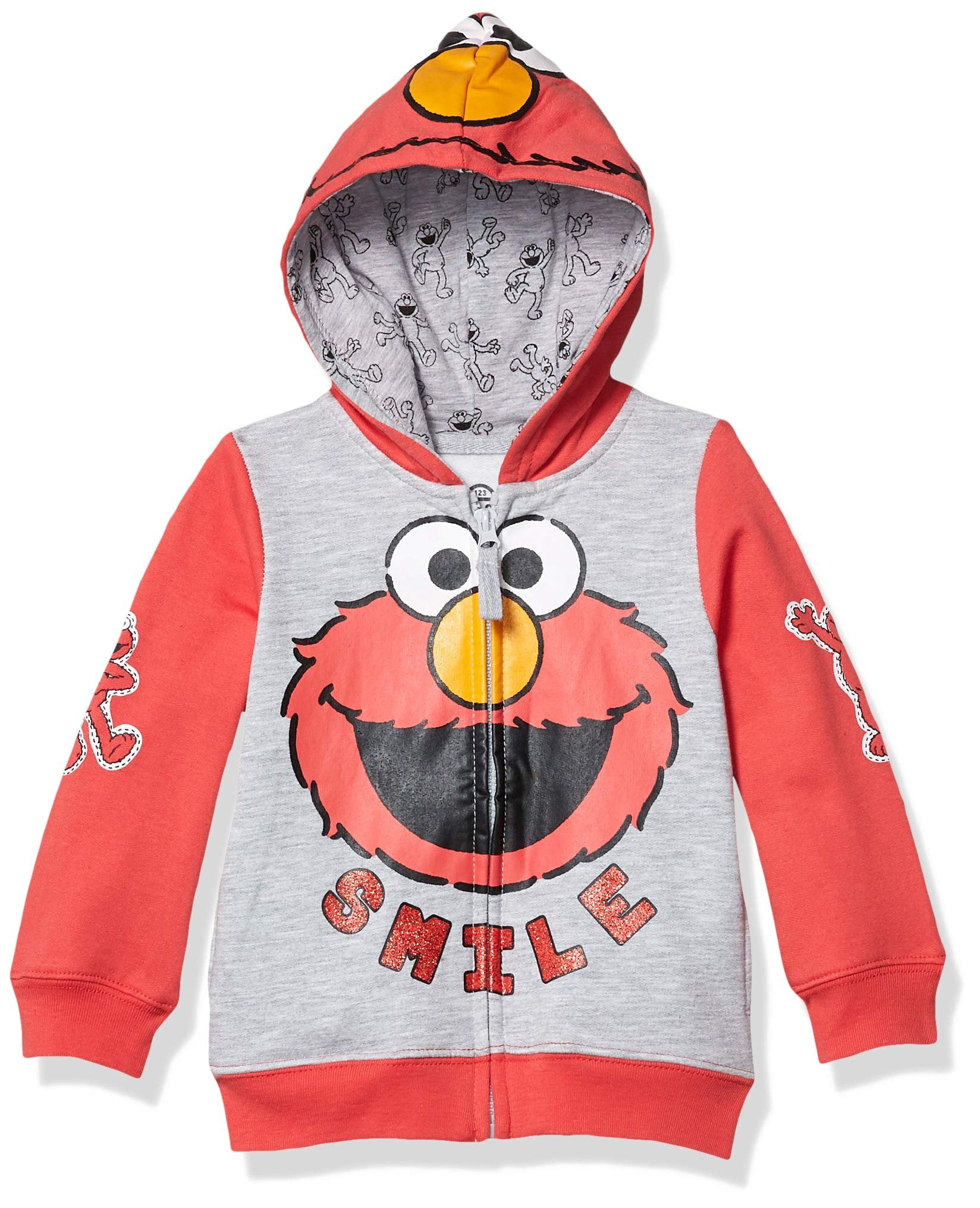 Sesame Street - Grover Ride Like The Wind - Ladies Oversized Drop Shoulder Pullover Hood main image 1