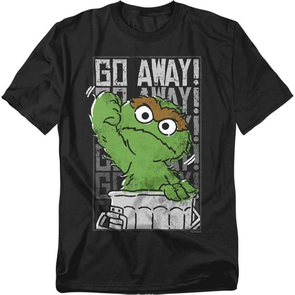 Sesame Street T-Shirt Go Away Unisex Graphic Tee For Men & Women
