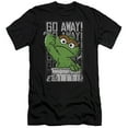 thumbnail image 1 of Sesame Street Go Away S/S Adult 30/1 T-Shirt Black, 1 of 2