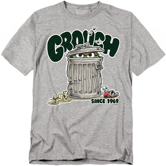 Sesame Street T-Shirt Grouch Unisex Graphic Tee For Men & Women