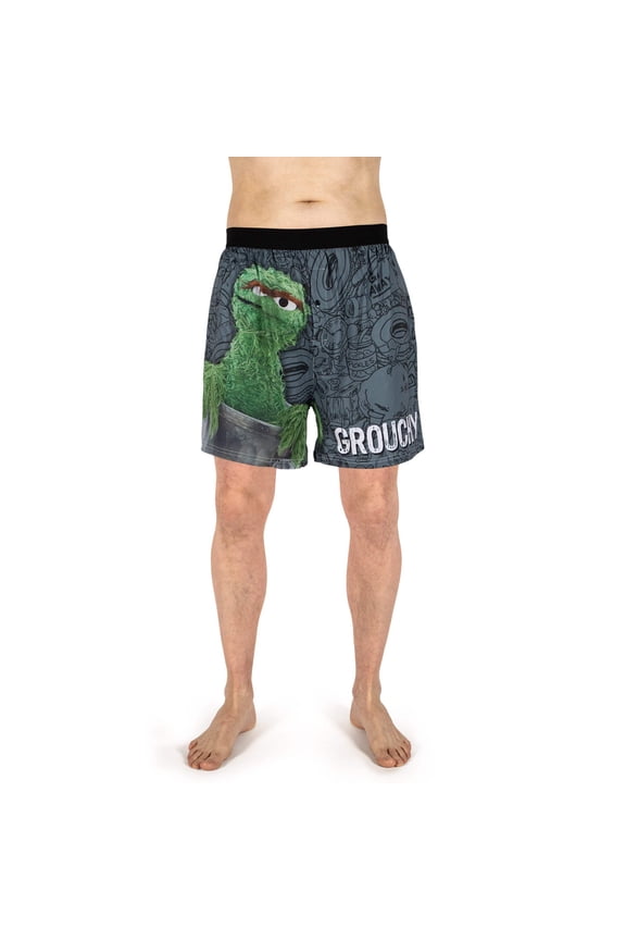 Sesame Street Grouchy Boxer Shorts