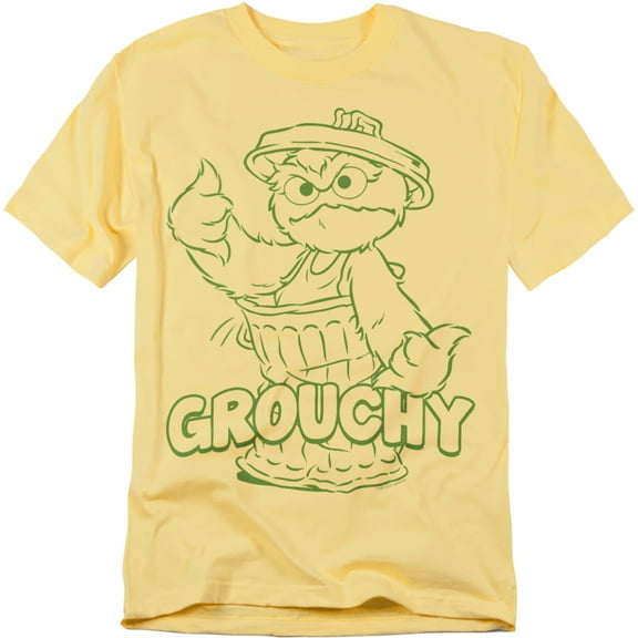 Sesame Street T-Shirt Grouchy Unisex Graphic Tee For Men & Women