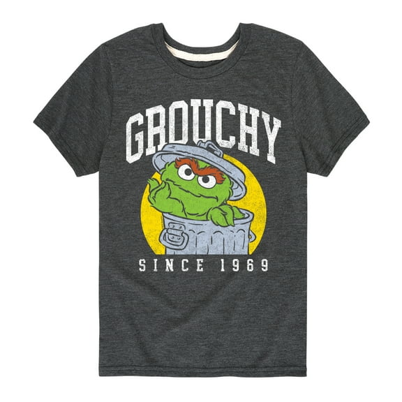 Sesame Street - Grouchy Since 1969 - Toddler and Youth Short Sleeve Graphic T-Shirt