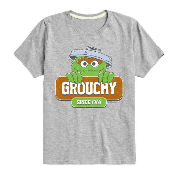 Sesame Street - Grouchy Since 1969 - Toddler and Youth Short Sleeve Graphic T-Shirt