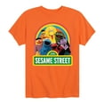 thumbnail image 1 of Sesame Street - Group Elmo and Friends - Toddler and Youth Short Sleeve Graphic T-Shirt, 1 of 5
