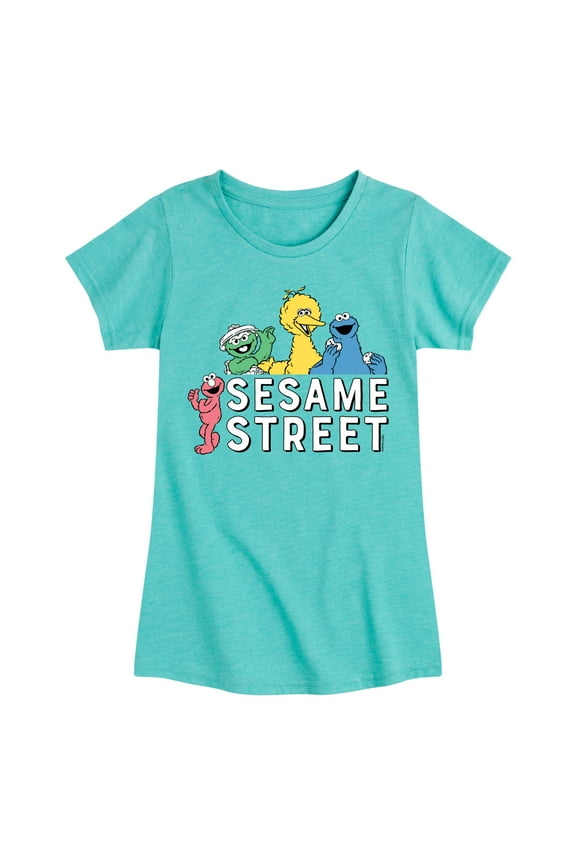 - Group - Girls Fitted Short Sleeve Graphic T-Shirt