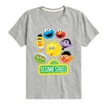 thumbnail image 1 of Sesame Street - Group - Toddler and Youth Short Sleeve Graphic T-Shirt, 1 of 5