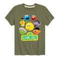 thumbnail image 1 of Sesame Street - Group - Toddler and Youth Short Sleeve Graphic T-Shirt, 1 of 5