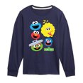 thumbnail image 1 of Sesame Street - Group With Logo - Toddler and Youth Long Sleeve T-Shirt, 1 of 4