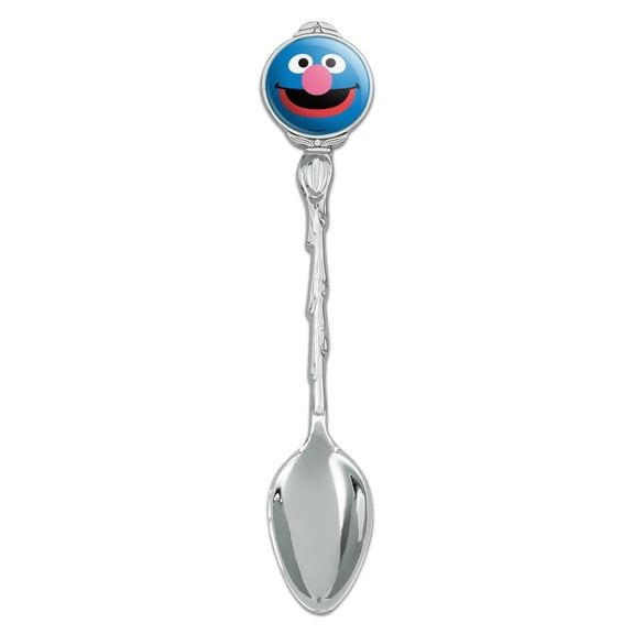 Sesame Street Grover Face Novelty Collectible Demitasse Tea Coffee Spoon