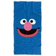 thumbnail image 1 of Sesame Street Grover Face Officially Licensed Beach Towel 30' X 60', 1 of 6