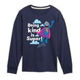 thumbnail image 1 of Sesame Street - Grover Kind Is Super - Toddler and Youth Long Sleeve T-Shirt, 1 of 4