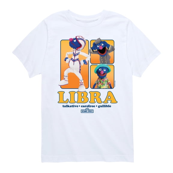 Sesame Street - Grover Libra - Toddler and Youth Short Sleeve Graphic T-Shirt