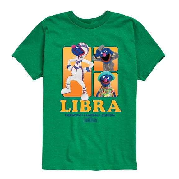 Sesame Street - Grover Libra - Toddler and Youth Short Sleeve Graphic T-Shirt
